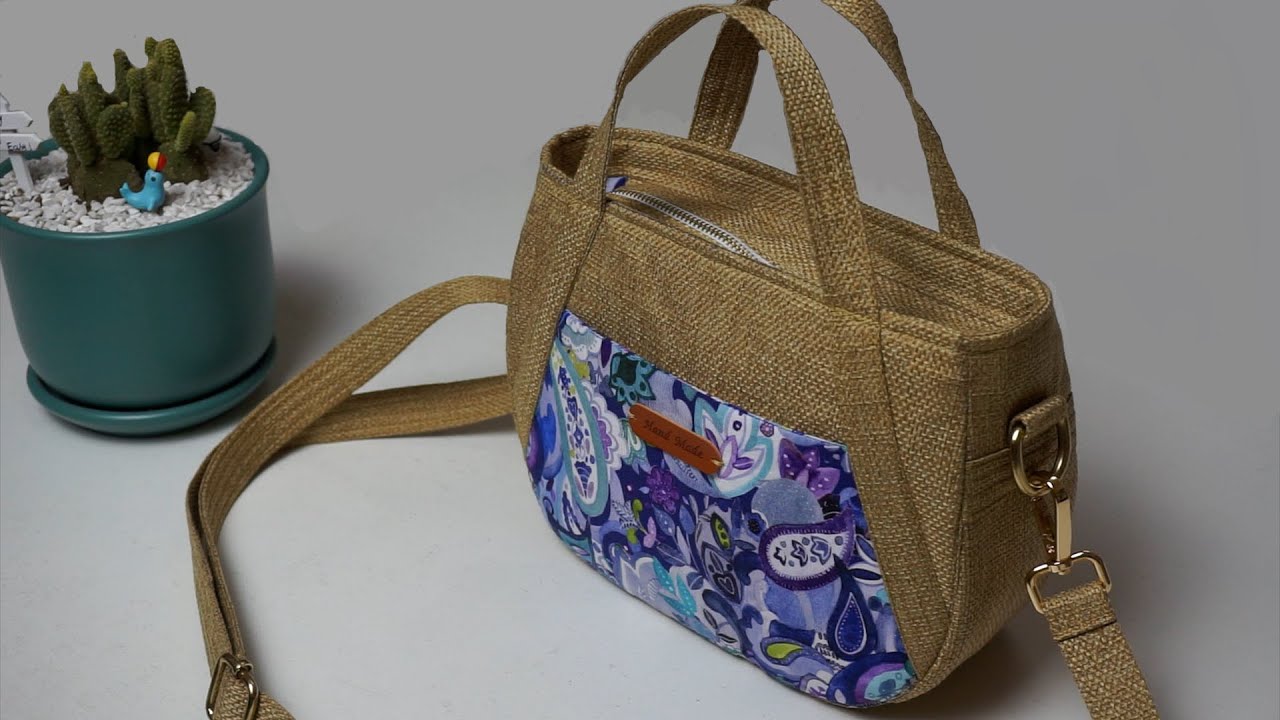 DIY#38| How to Make a Crossbody Bag| Tutorial Sewing Bag (Free PDF Pattern)