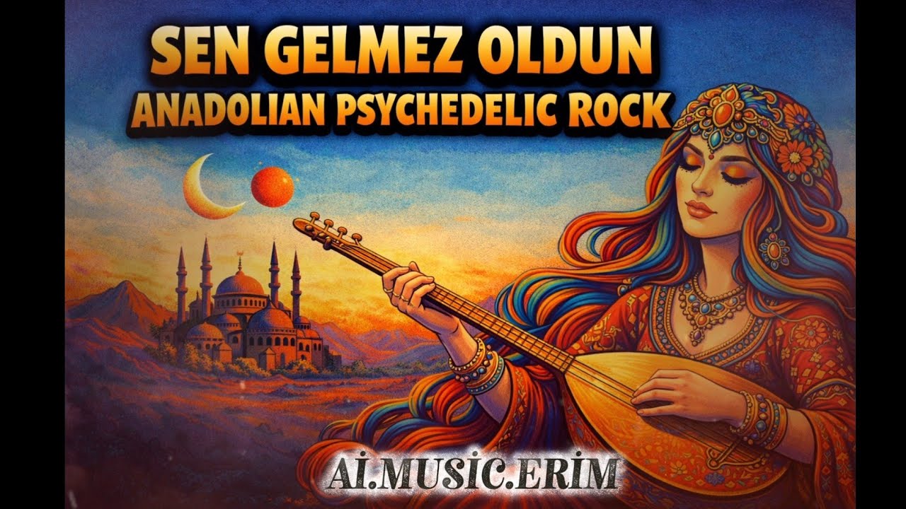 Sen Gelmez Oldun | Anatolian Psychedelic Rock Cover @Ai.Music.Erim.1