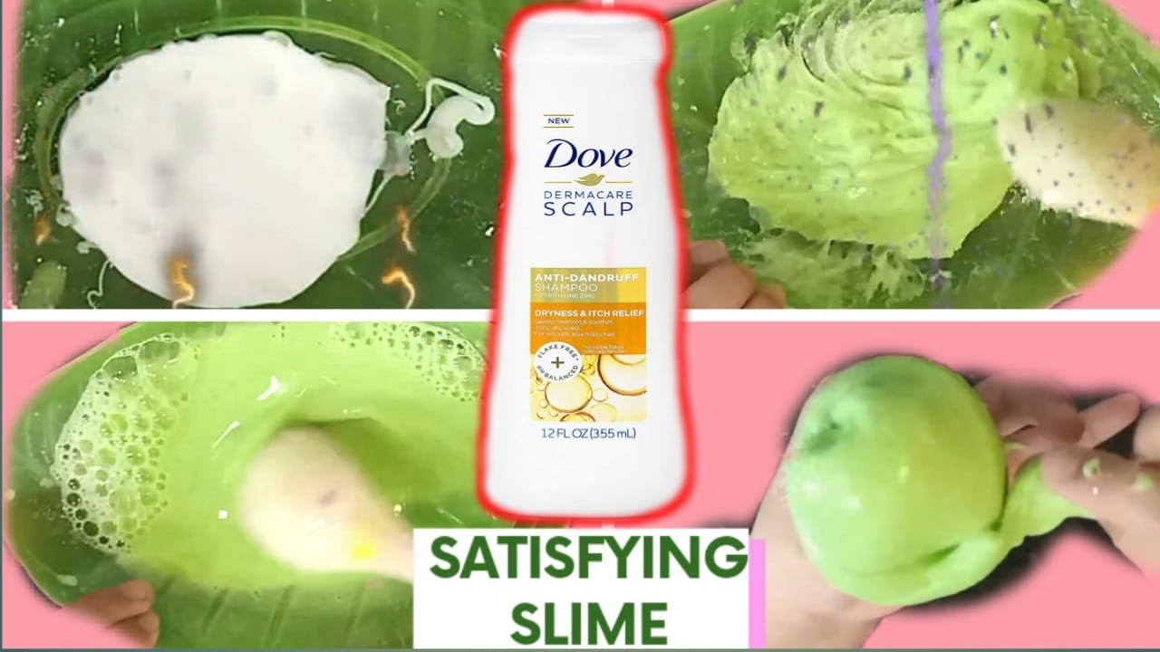 Dandruff Shampoo SLIME💦 | Slime under 100 rupees | Slime Kids |DOVE SHAMPOO SLIME | SATISFYING SLIME