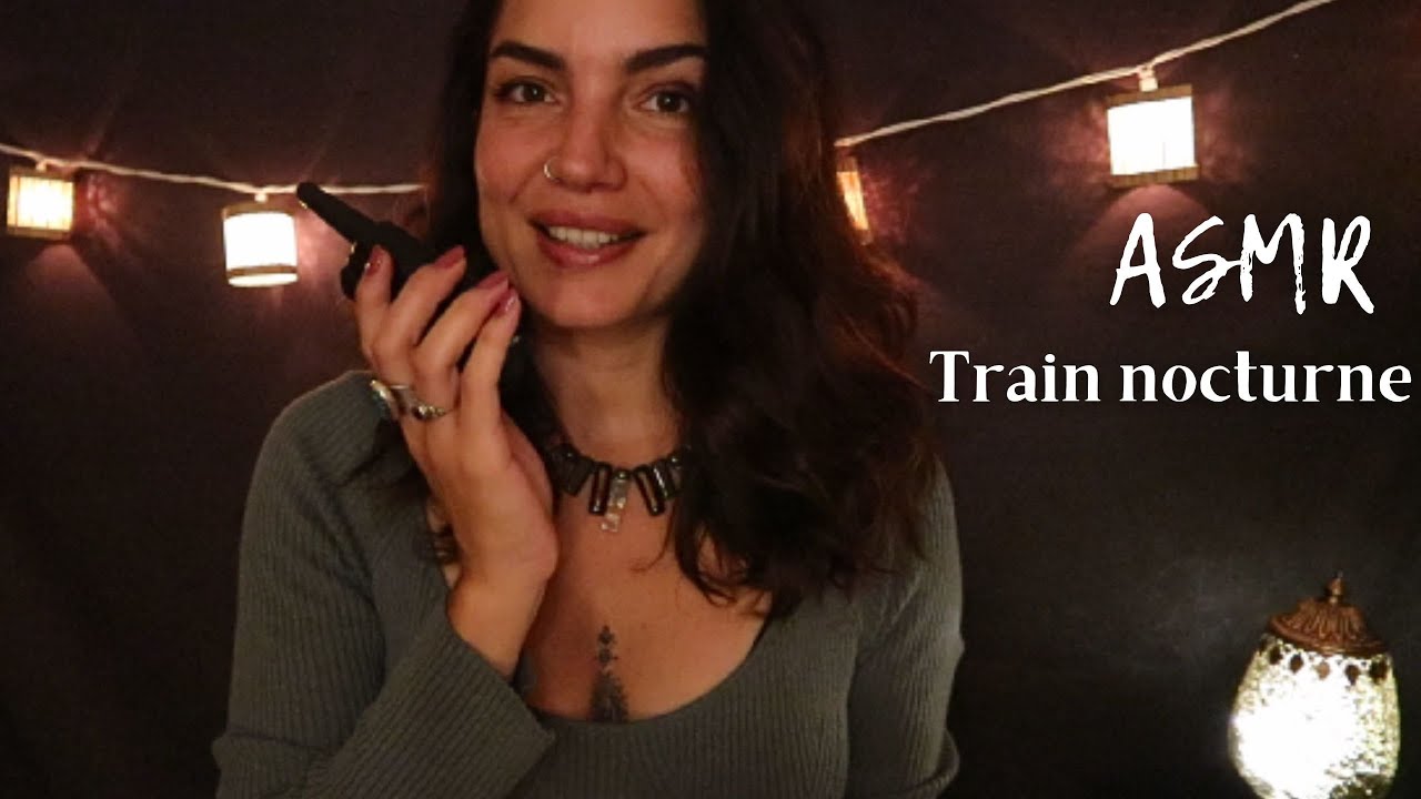ASMR ROLEPLAY * VOTRE HOTESSE DANS LE TRAIN NOCTURNE