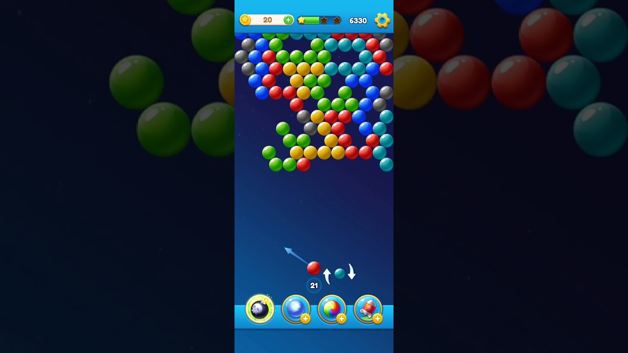 bubble shooter relaxing level 10