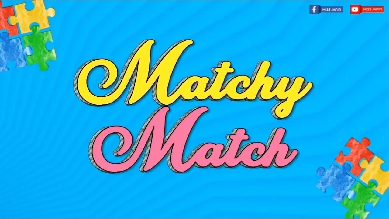 Matchy Match Interactive Activity | Editable Template