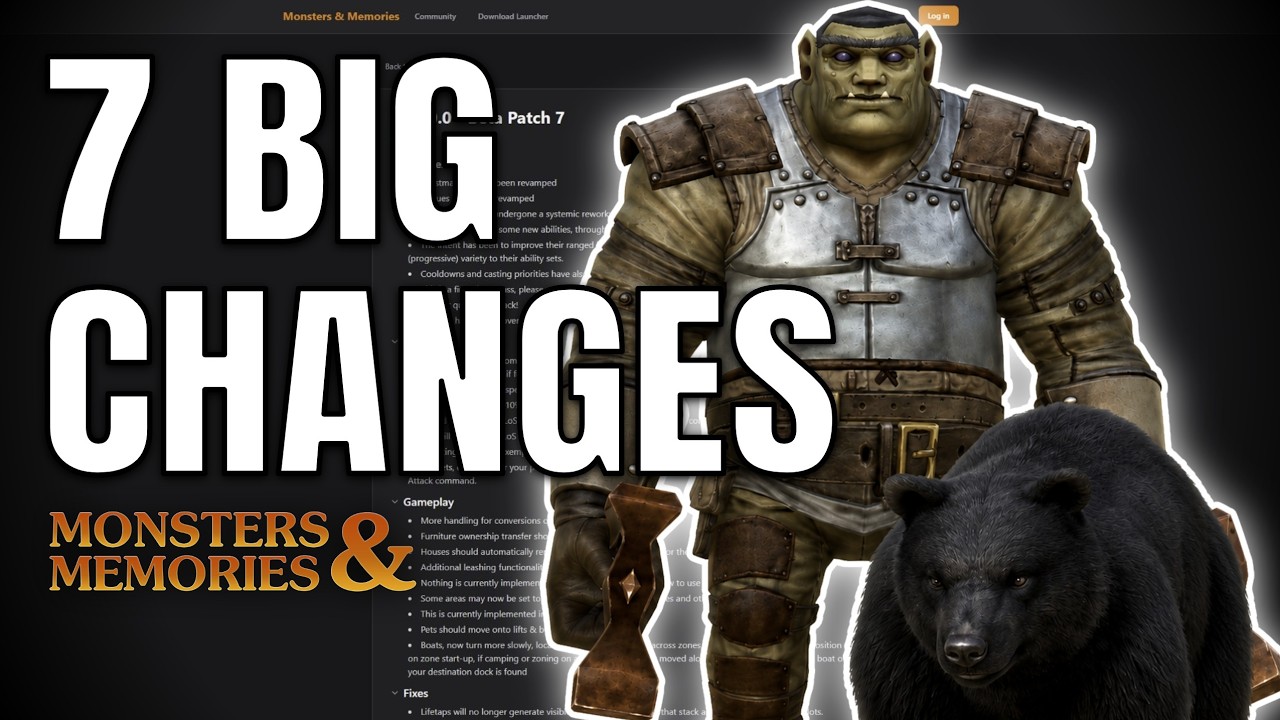7 Changes that Actually Matter in Monsters & Memories Patch 0.26