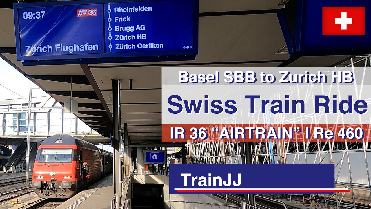 🇨🇭 4K Swiss Train Ride on board the IR 36 