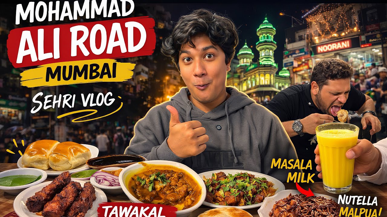 Eating EVERYTHING at Mohammad Ali Road Sehri! Mumbai Ramadan Vlog