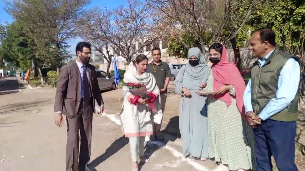 Dr. Iram Iqbal, Deputy Director Colleges Khushab Chief Guest