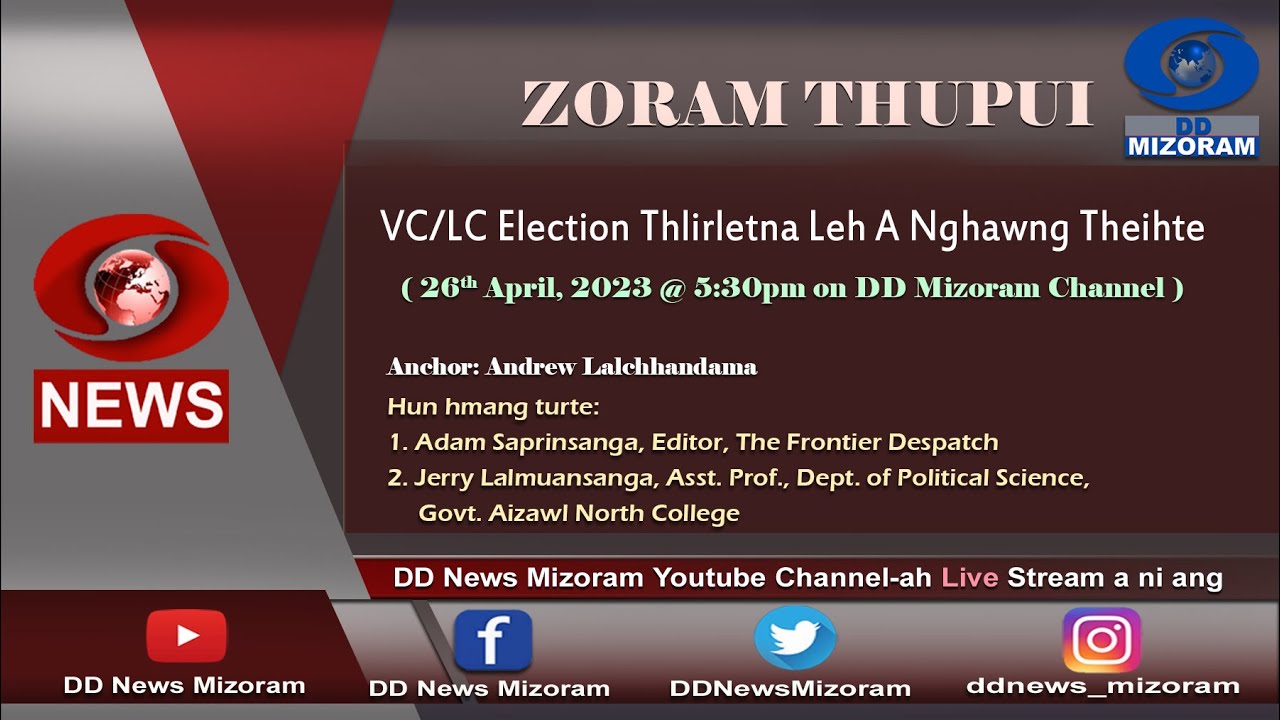 ZORAM THUPUI:  VC/LC Election Thlirletna Leh A Nghawng Theihte