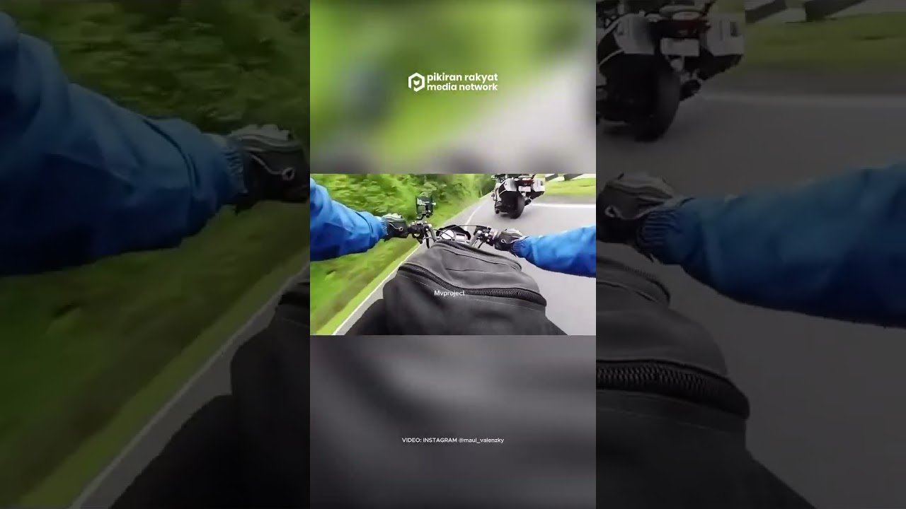 Pengendara Motor Satria FU Jatuh ke Jurang Usai Jalurnya Digunting Moge