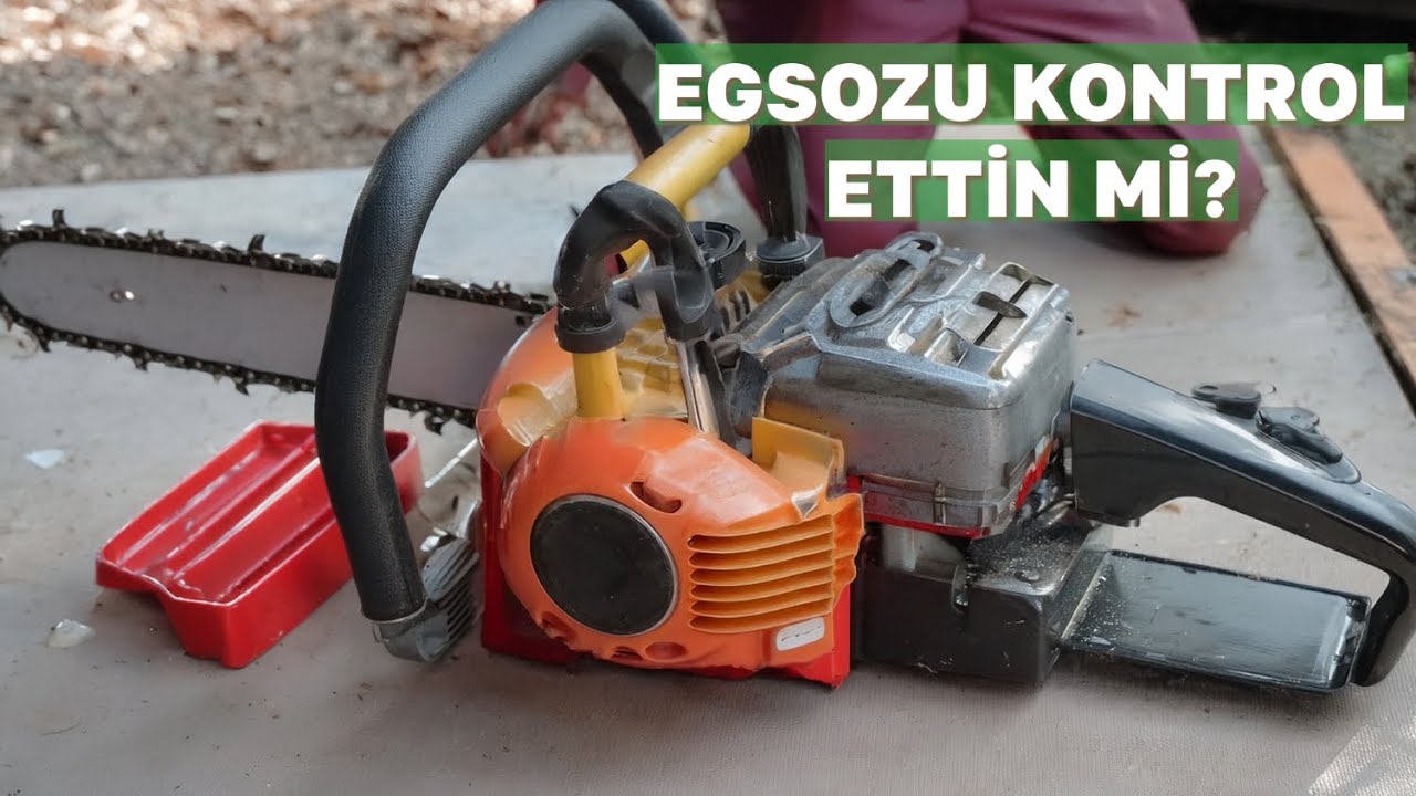 Buna Dikkat Etmezsen Motorun Çöp Olur! EGZOSU KONTROL ET MOTORU KURTAR| Çin Malı Motorlu Testere