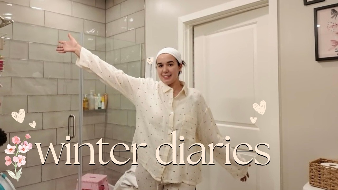 Winter diaries 🌸|كفاش دوزت يومين ف دار 💕|عاصفة ثلجية في امريكا 🇺🇸