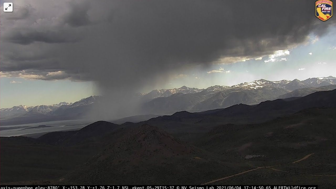 Mono Lake Downpour Time Lapse 6/4/2021 - 6/5/2021