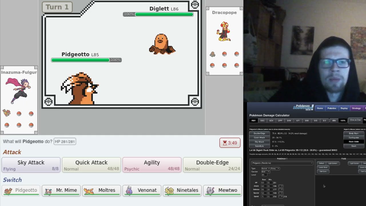 Diglett Is Terrifying - RBEL Week 3 vs THE_CHUNGLER