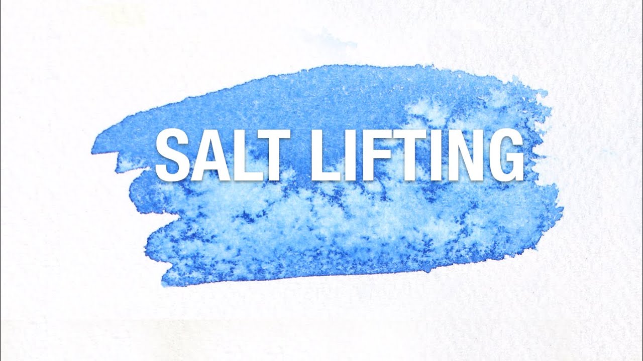 Watercolor Tips: Salt Lifting