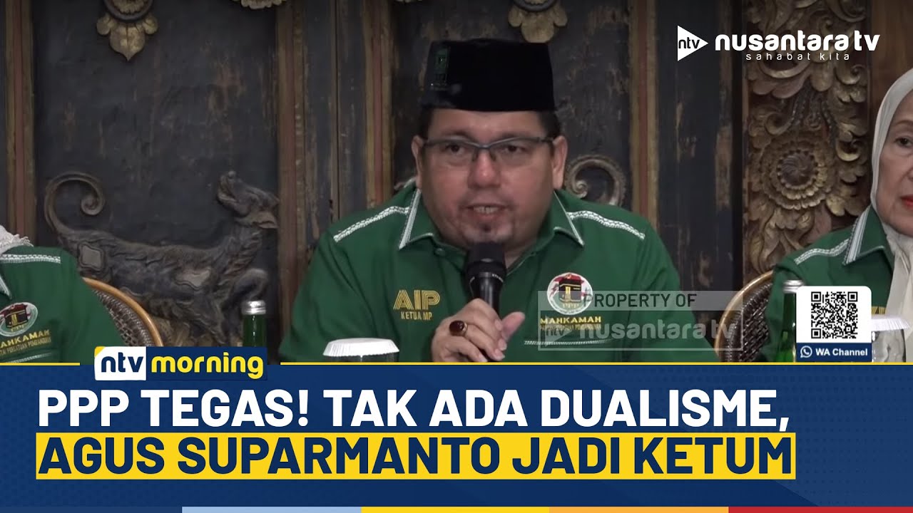 Tegaskan Solid, Mahkamah PPP Tetapkan Agus Suparmanto Sah Jadi Ketua Umum | NTV MORNING