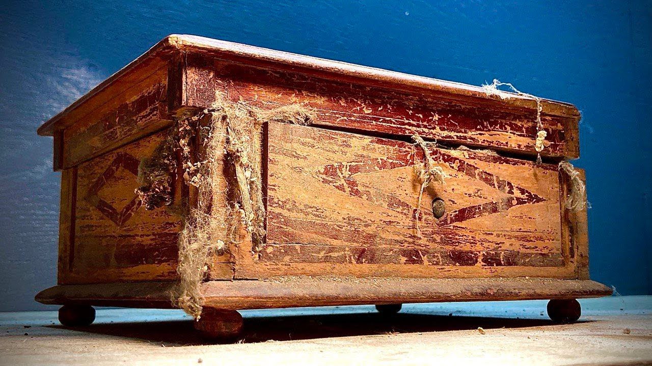 Antique Jewelry Box - Restoration ASMR