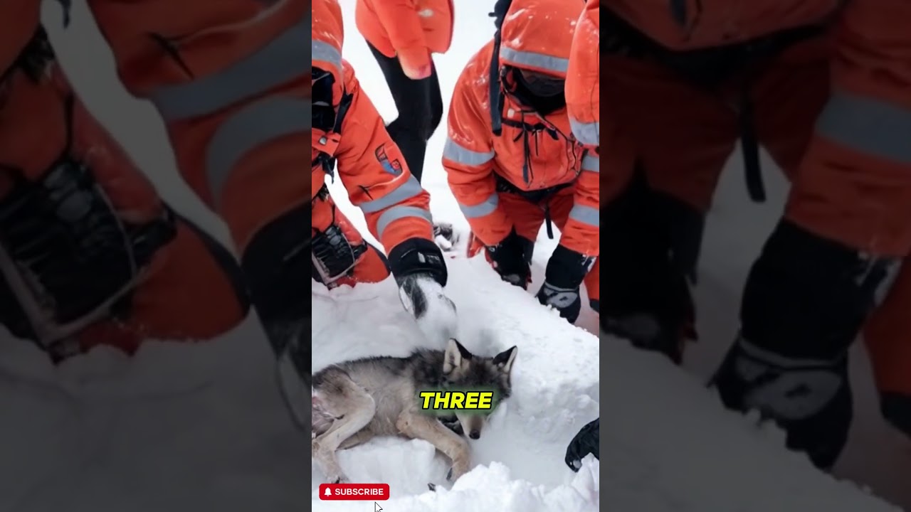 Buried Under the Snow : The Wolf Pup's Miraculous Rescue