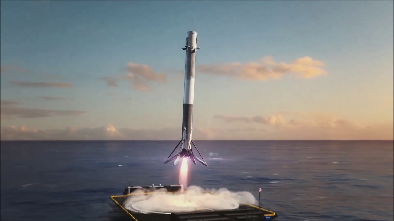 SpaceX Falcon Heavy  Rocket Launch And Recovery