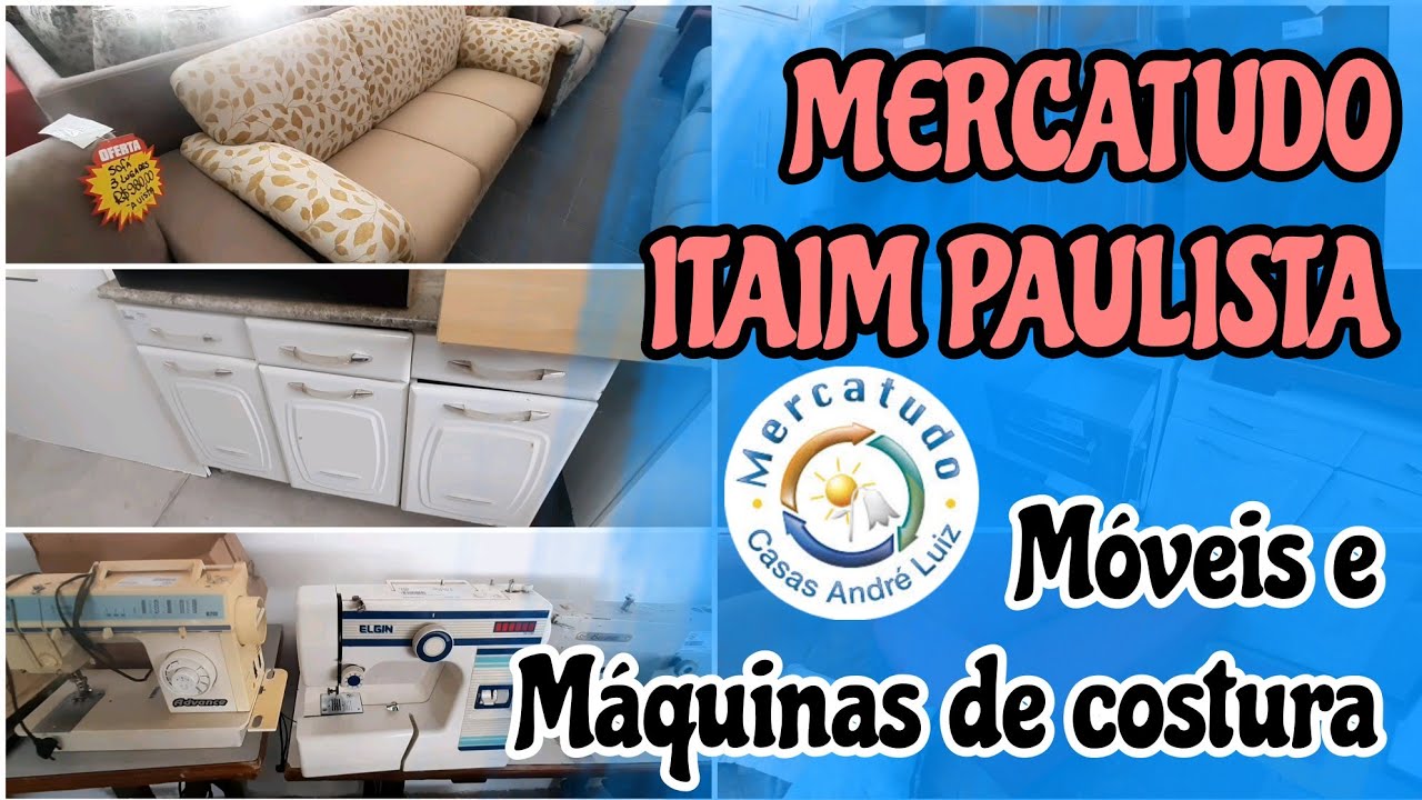 MOVEIS USADOS do Bazar Mercatudo  Itaim Paulista  - máquinas de costura