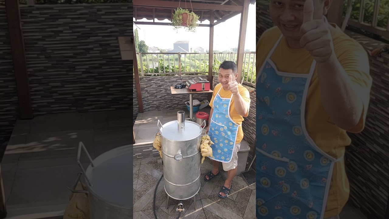 ROASTING AYAM OVEN DGN APOLLO DRUM YG MURAH