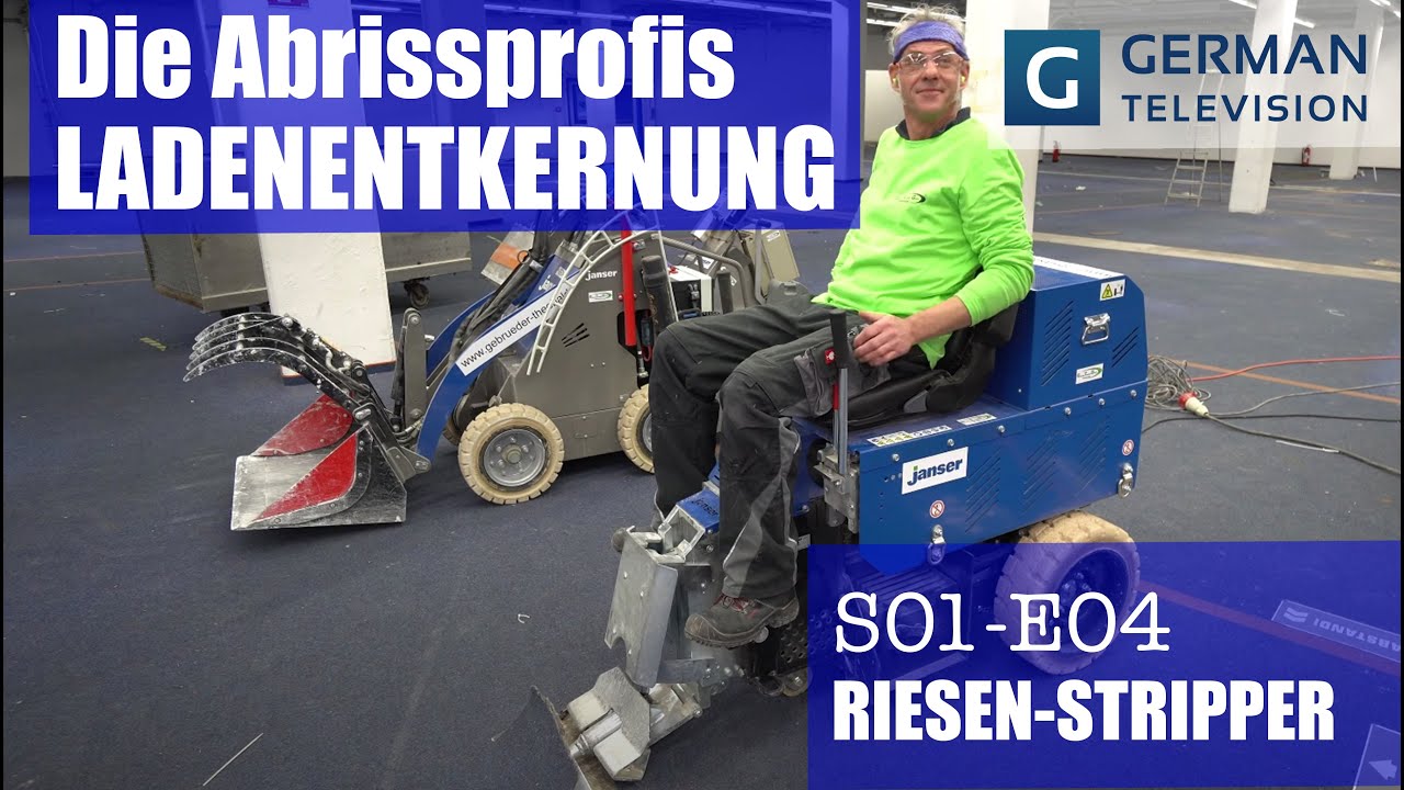 DIE ABRISSPROFIS: Der RIESEN-Stripper entfernt den Boden in Sekunden. S01-E04.