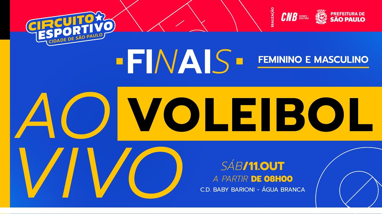 FINAL VÔLEI MASC | SUB 17 | Circuito Esportivo – Divertere/Osasco X Vôlei Cruzeirinho (AO VIVO) 🏆