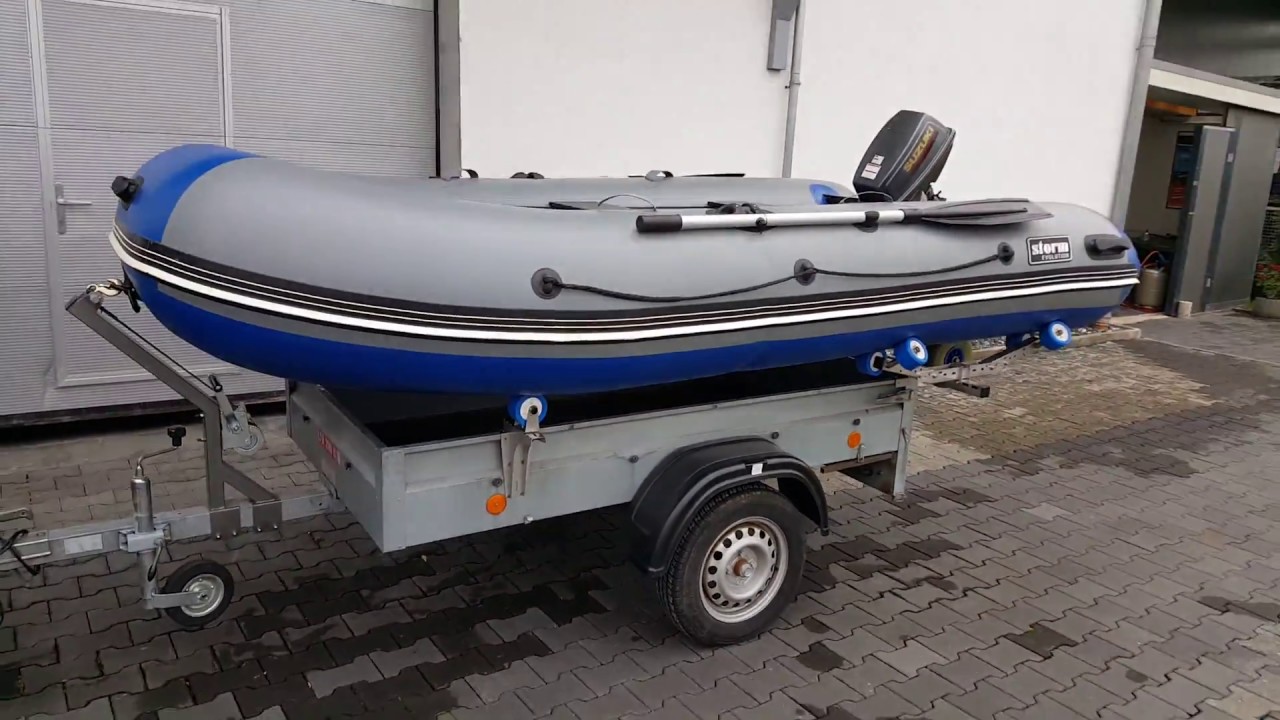 Bootstrailer Traileraufsatz f&uuml;r Schlauchboot