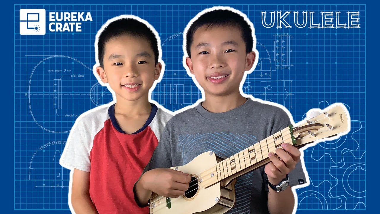 We Built a Ukulele! KiwiCo Eureka Crate Unboxing and Review 2020 | STEM Project