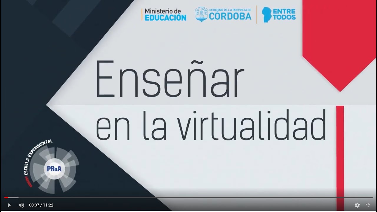 Ense&ntilde;ar en la virtualidad