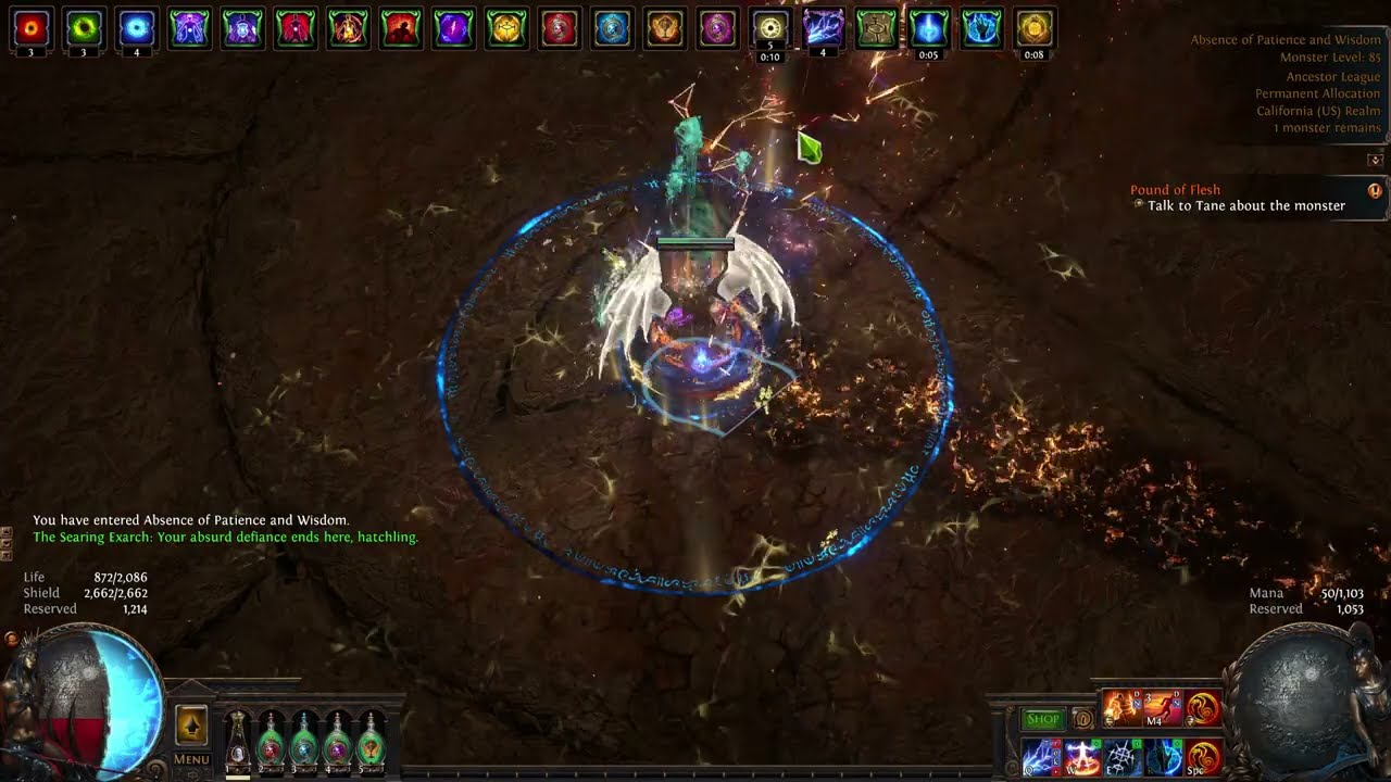 3.22 650m DPS Crackling Lance (Uber Searing Exarch)