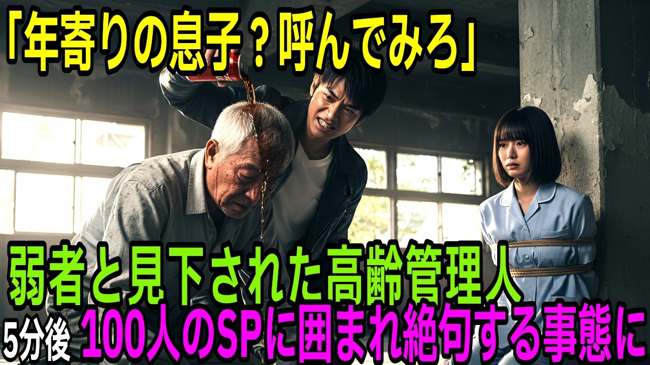 「年寄りの息子？呼んでみろ」と調子に乗る詐欺師。5分後、黒塗りの高級車と共に精鋭SPが集結して…【感動する話】【朗読】