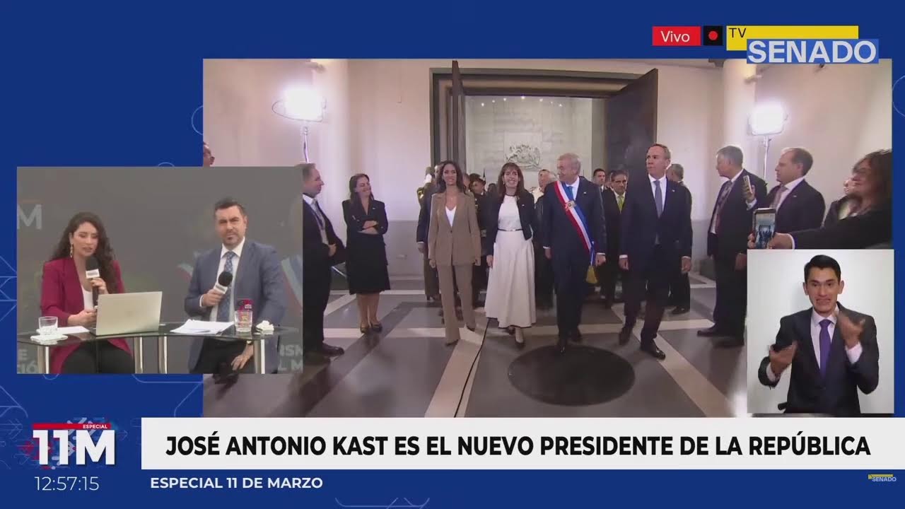 EN VIVO | Toma de posesión del presidente de Chile, José Antonio Kast