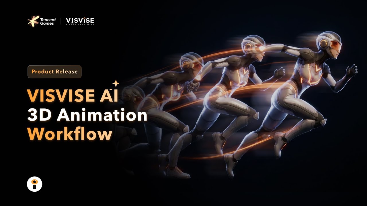 VISVISE AI 3D Animation Workflow Reveal | Auto-Rigging ➡️ Auto-Skinning ➡️ 3D Animation Generation