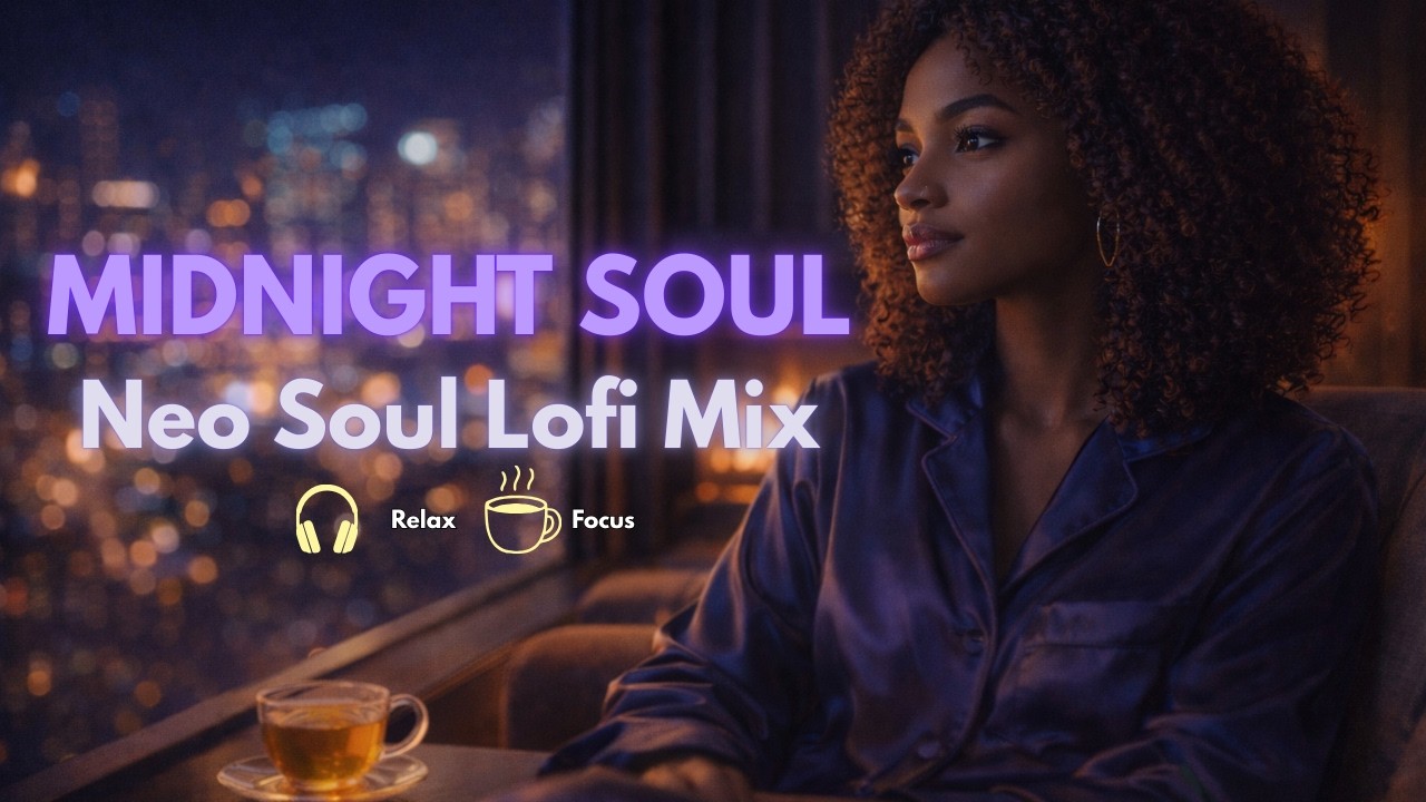 midnight in the city 🌃 neo-soul lofi beats to relax | study | vibe