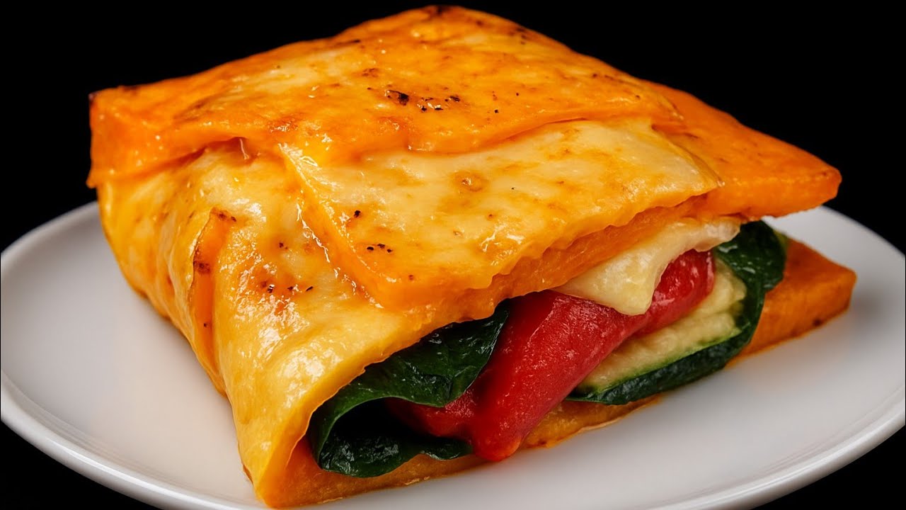 Saftige Kürbis-Lasagne mit Käse und Gemüse – das ist der Hammer!