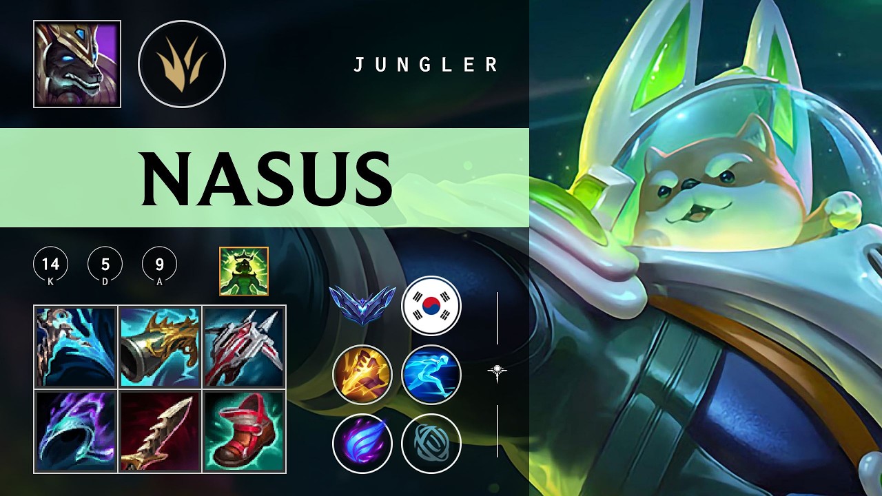 Nasus Jungle vs Gwen - KR Diamond Patch 26.03