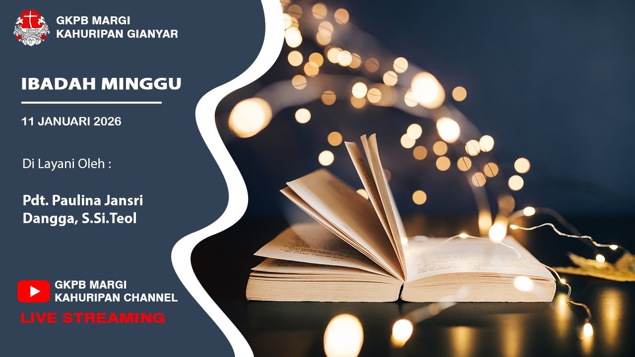 Ibadah Minggu, 11 Januari 2026 I GKPB Margi Kahuripan Gianyar