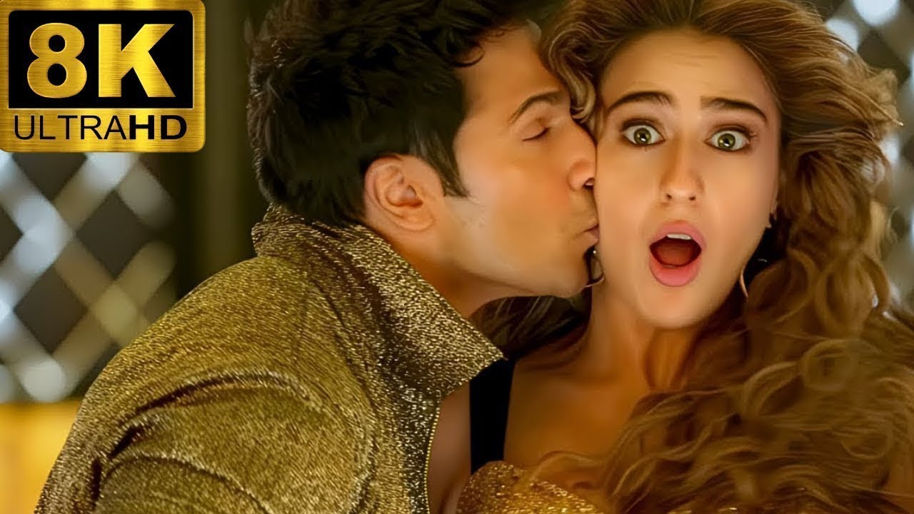 Husnn Hai Suhaana - 8K UHD | Varun Dhawan, Sara Ali Khan | Coolie No.1 | Bollywood Hindi Songs