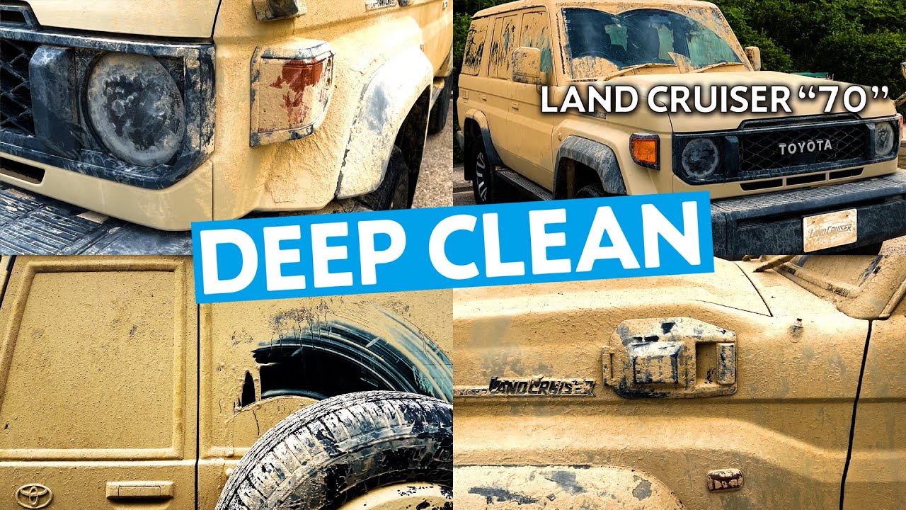 【DEEP CLEAN】LAND CRUISER 70洗車過程で新型ランクル70を隅々までチェックしよう。