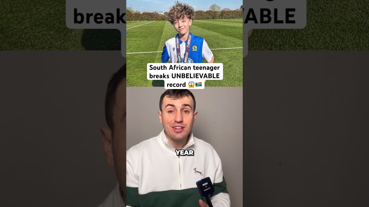 South African football player makes HISTORY! 😱🇿🇦 #shorts #southafrica