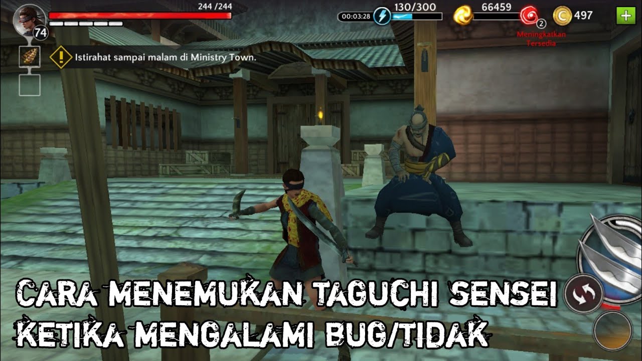 KETEMU TAGUCHI SENSEI LAGI | CARA MENGATASI BUG TIDAK ADA TAGUCHI SENSEI - Ryuko