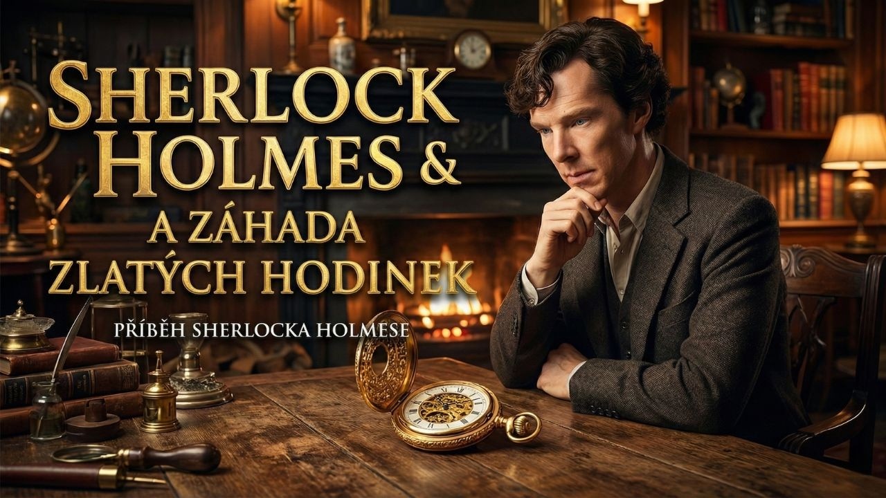 Sherlock Holmes a záhada zlatých hodinek | Příběh Sherlocka Holmese.