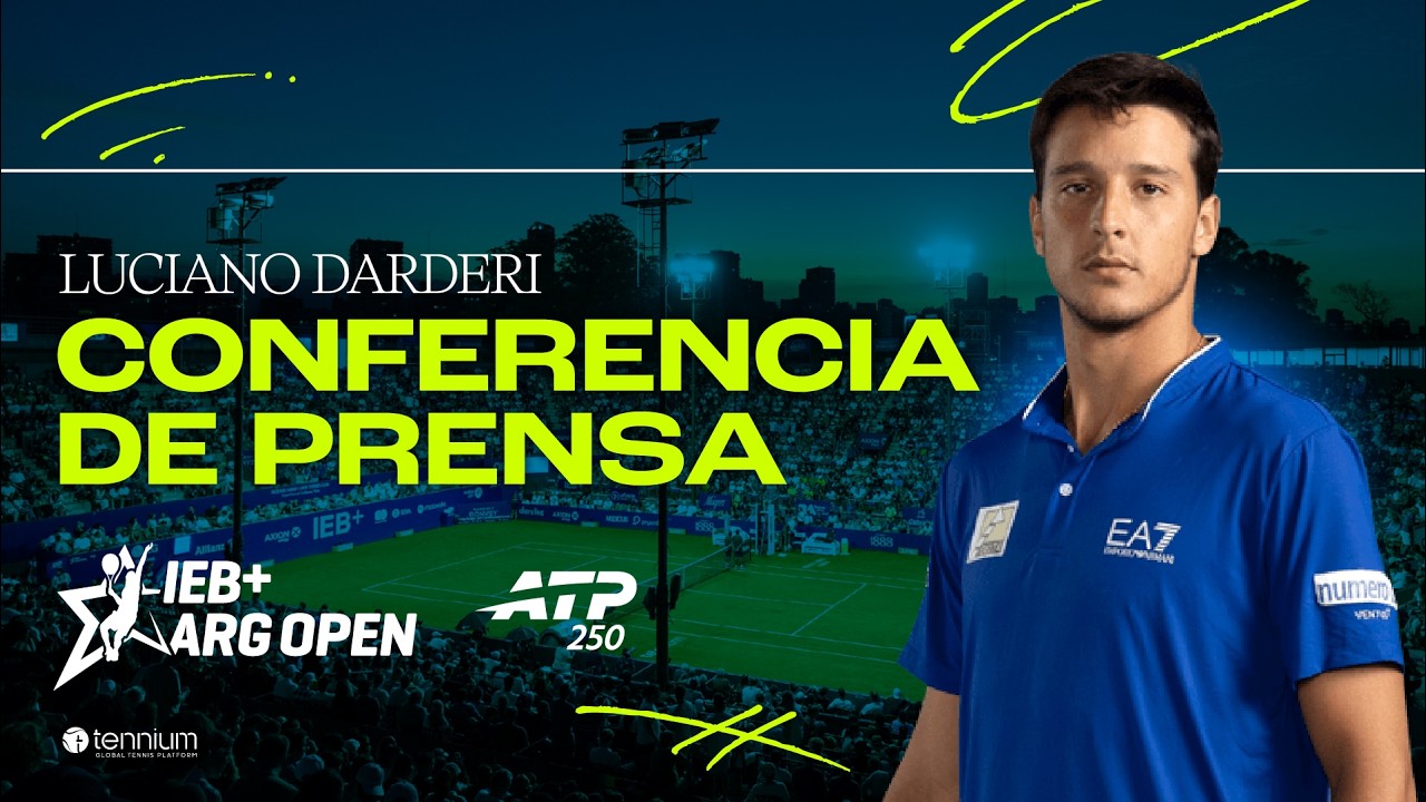 LUCIANO DARDERI en CONFERENCIA |  IEB+ Argentina Open 2026