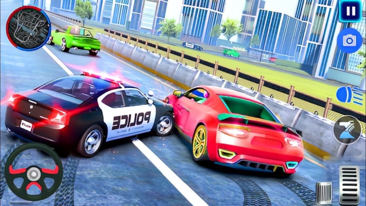 Real Police Car Crime  Chase Racing 3D  - Police Car Driving Simulator : Android Gameplay #1