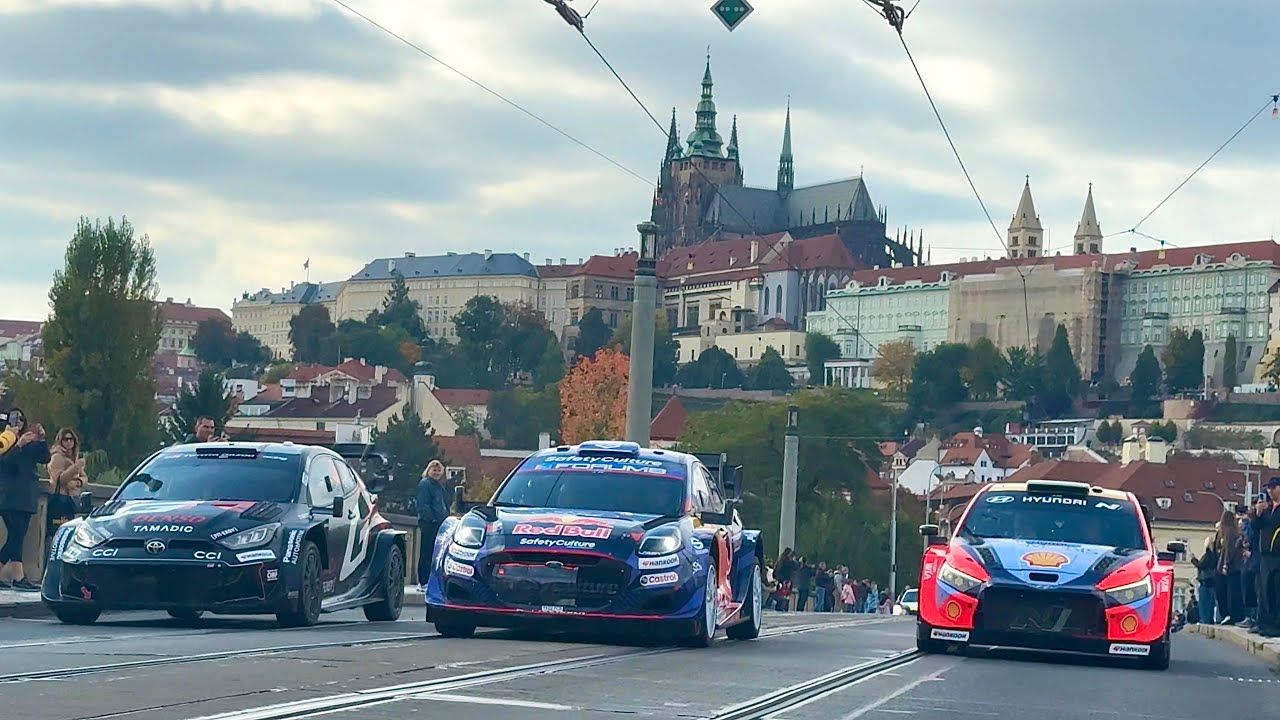 WRC Parade Prague - Central European Rally 2025 | WRC Vozy v Praze
