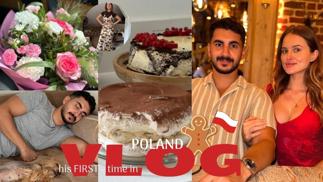 my Arab fiancé first time in Poland | trying Polish cuisine | Torun and pierniki | family time  🇵🇱🇯🇴
