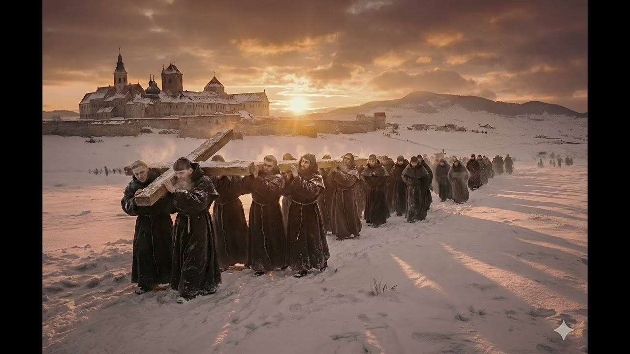 Walking with Monks in the Snow: 1 Hour of Sacred Gregorian Chant