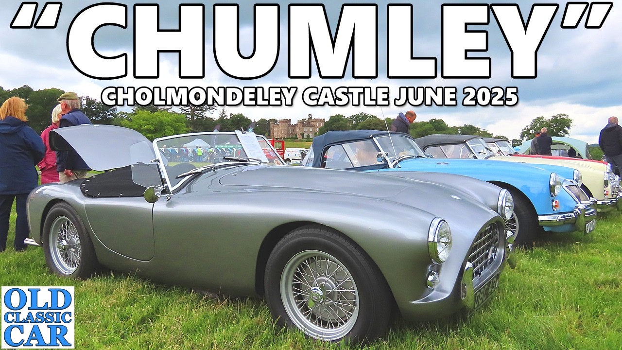 Highlights of the CHOLMONDELEY CASTLE classic car show 2025