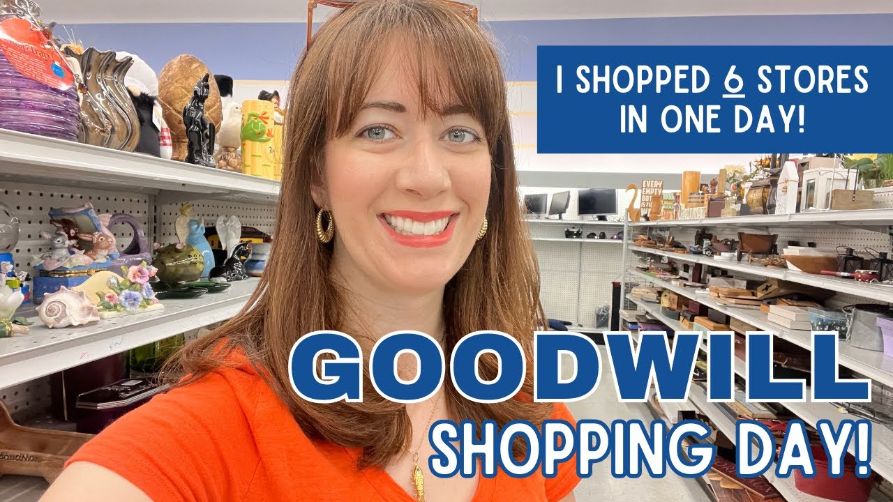 6 Goodwills and Thrift Stores in ONE DAY | Vintage Thrift with Me Haul