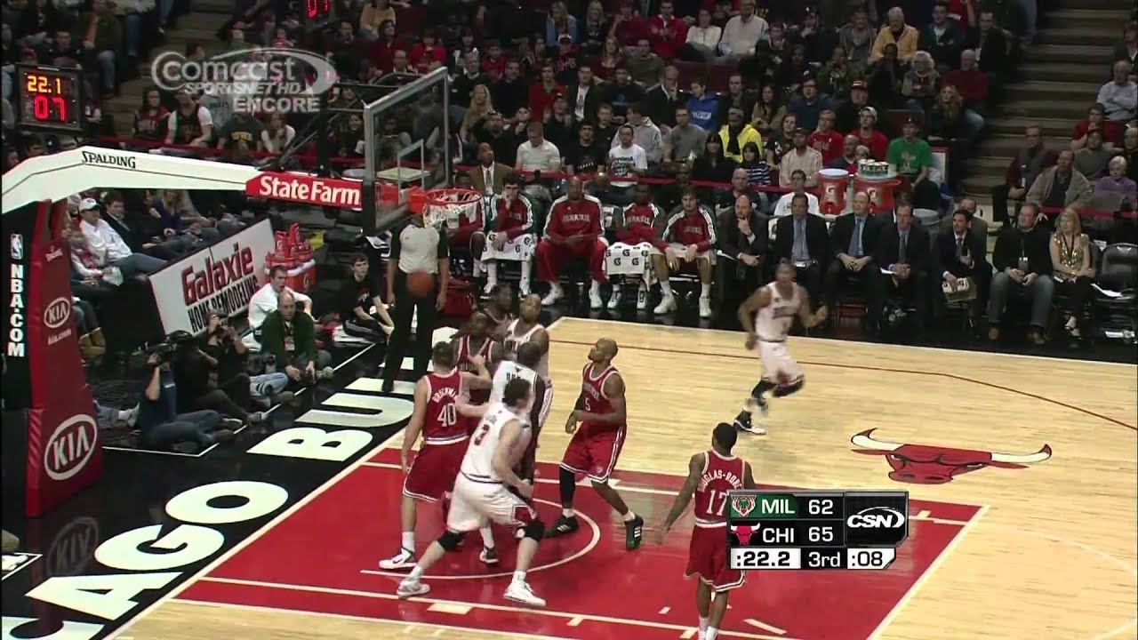 Bulls Highlights - Bucks at Bulls - 12/29/2010 - HD