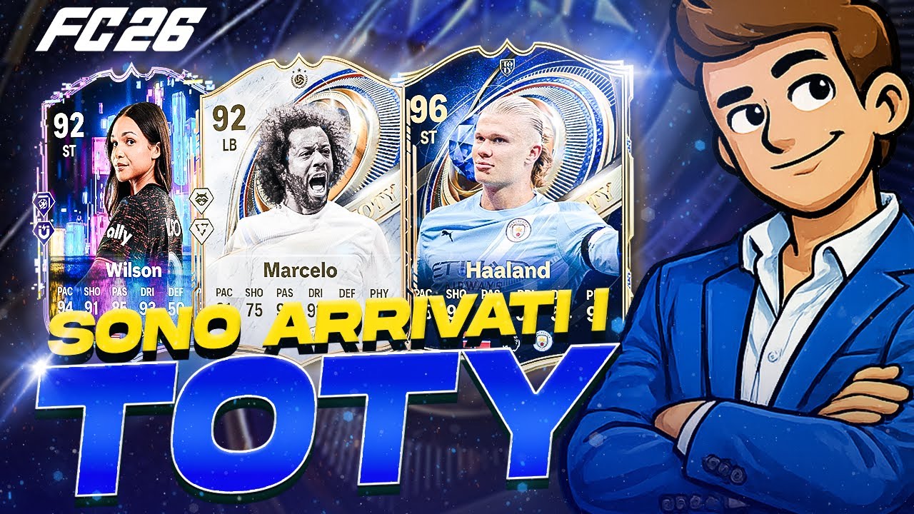 SONO ARRIVATI I TOTY | MARCELO CLAUDIA PINA WILSON RUSSO HAALAND e AGGIORNAMENTO EVO | FC26 REVIEW